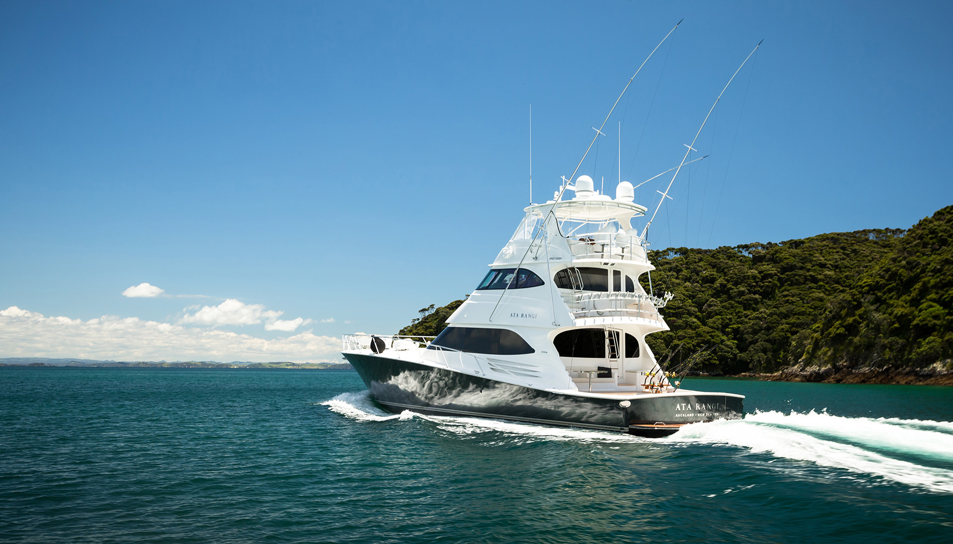 Ata Rangi, private charter boat in the Bay of Islands