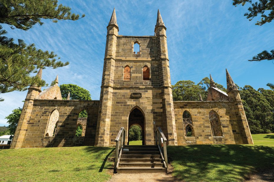 Entry to Port Arthur historic site
