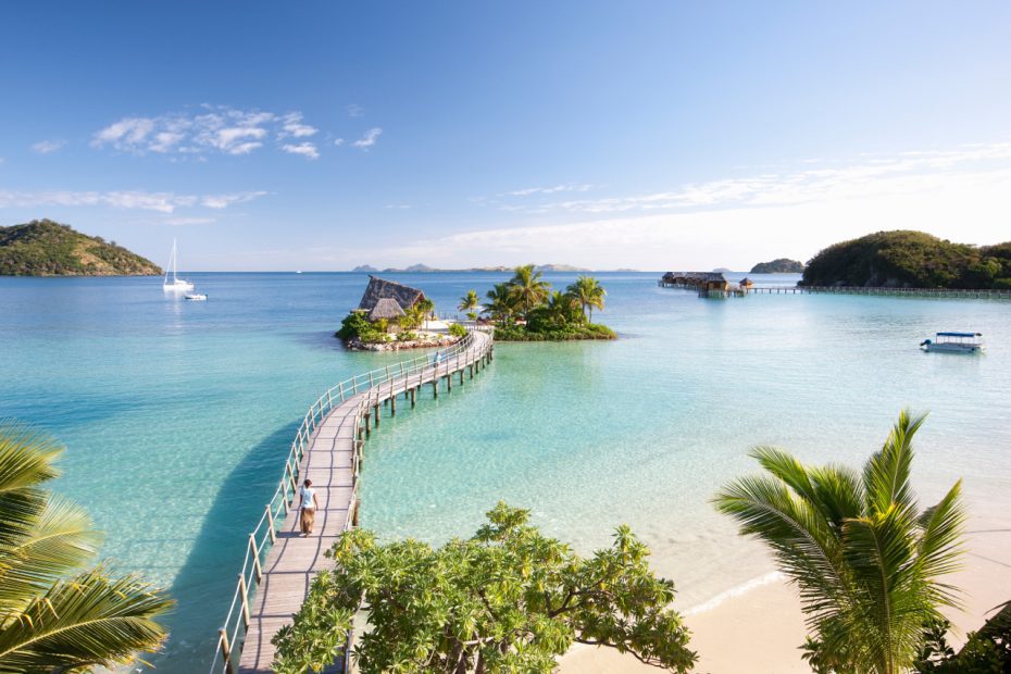 Likuliku overwater bungalows honeymoon luxury accommodation in Fiji