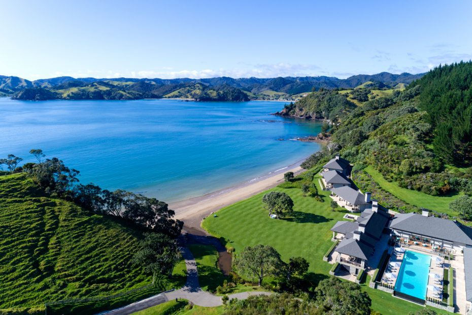 One of New Zealand's few true luxury beach resorts, Helena Bay