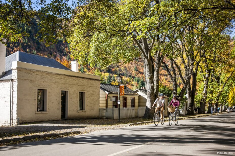 Historic buildings and streetscape of Arrowtown