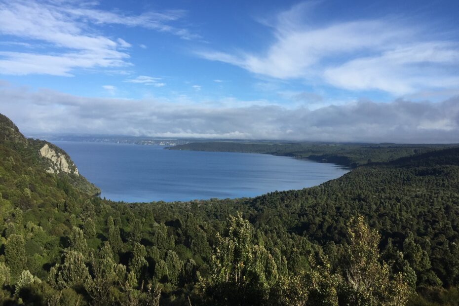 View from hiking around Lake Taupo