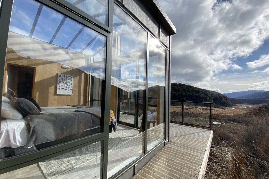 Remote villa accommodation on Maori land