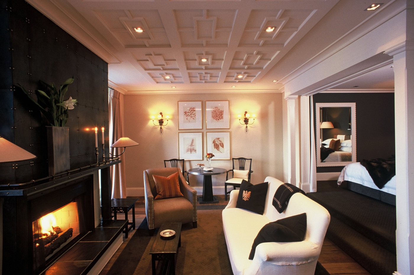 Interior view of suite at Eichardt's Private Hotel, Queenstown