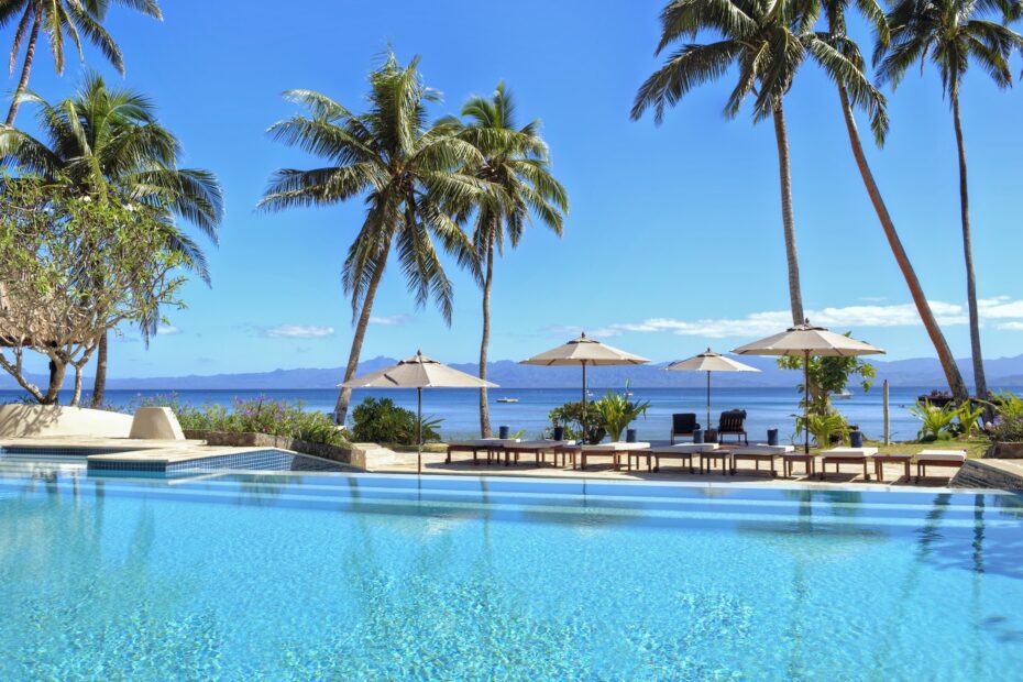 Adults only pool at Jean-Michel Cousteau Resort Fiji