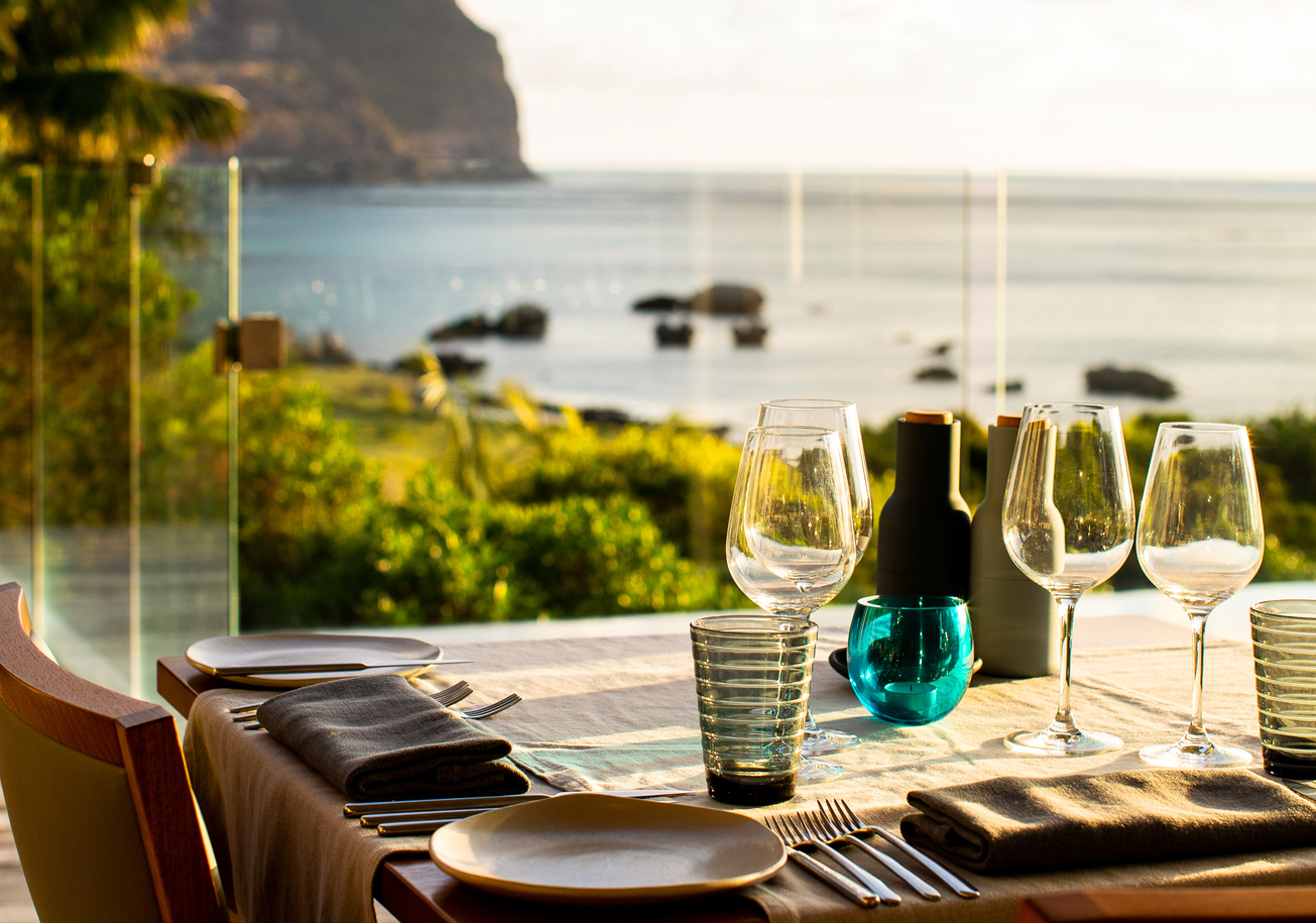 Capella Lord Howe island dining