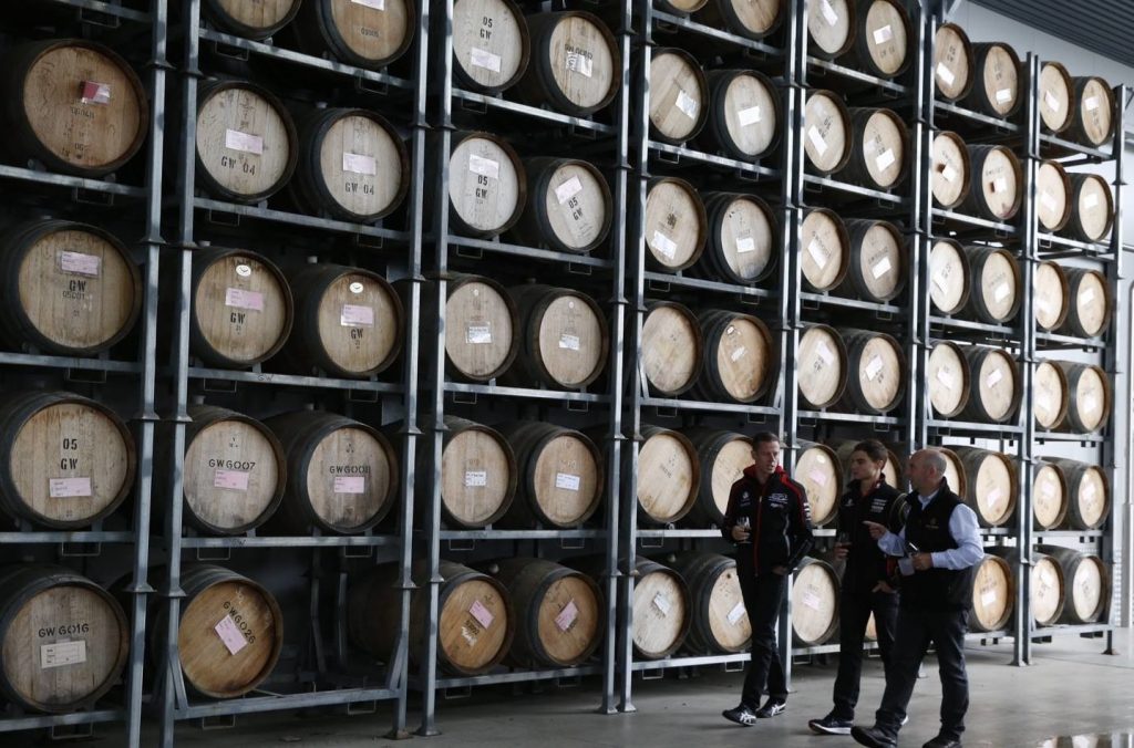 Josef Chromy Wine Barrels