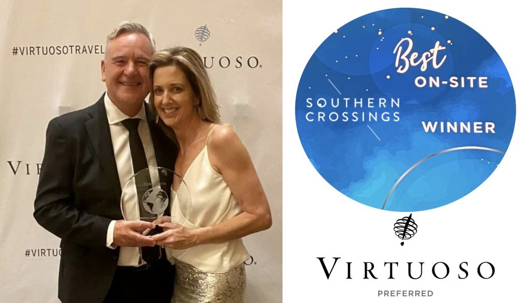 Virtuoso Travel Award Best On-Site - leading luxury travel specialist Australia and New Zealand