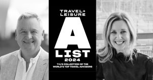 Stuart Rigg and Sarah Farag Travel+Leisure A-List luxury travel specialists for Australia, New Zealand and Fiji