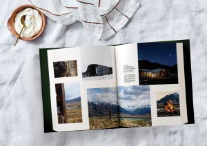 Gourmet Traveller Southern Crossings Cook Book New Zealand open page Lindis