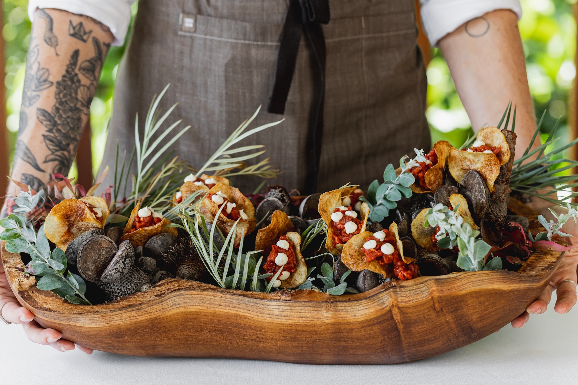 Makepeace island - private chef catering on exclusive-use private island villa experience Noosa Australia