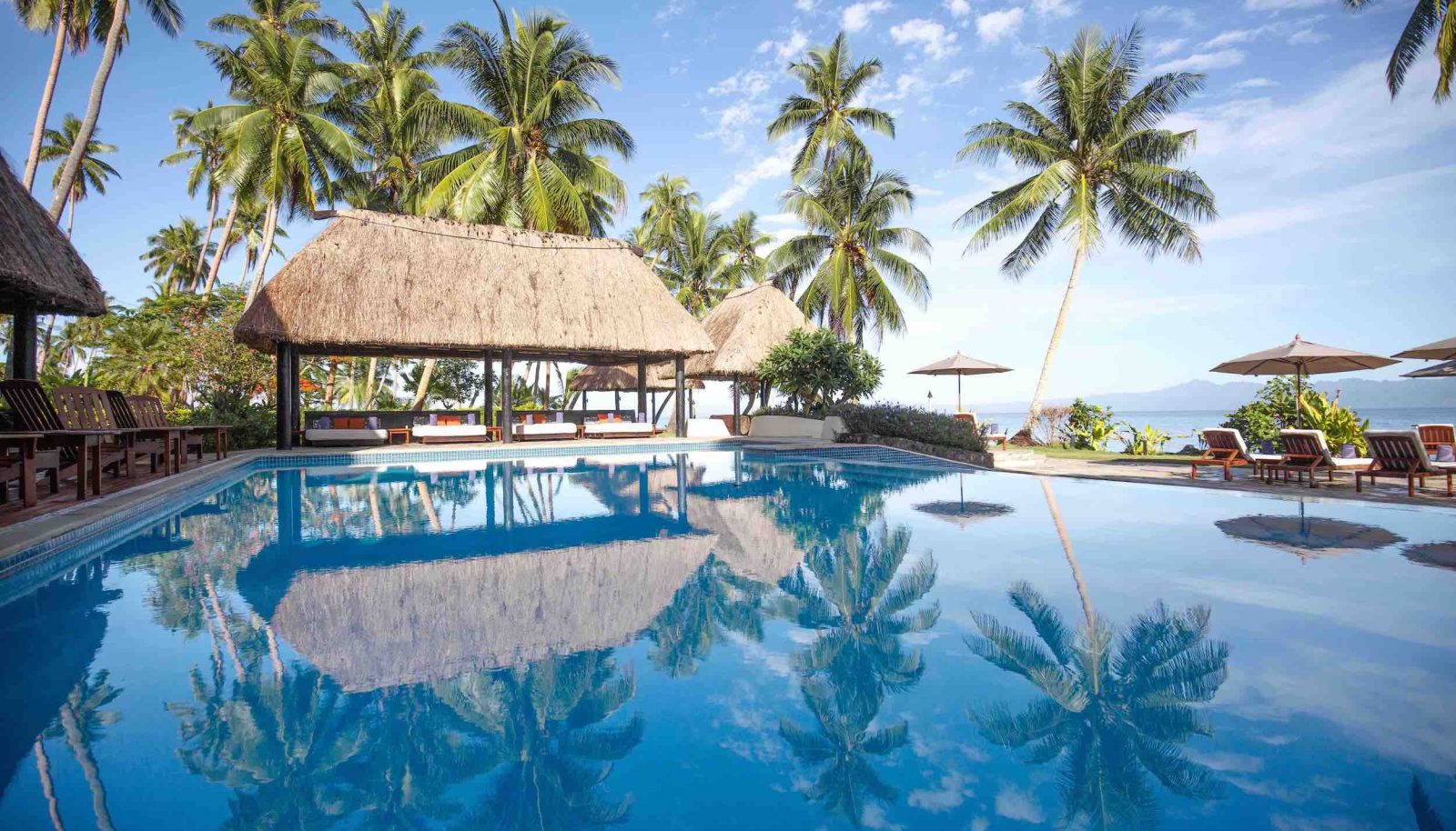 Jean Michel Cousteau family luxury resort in Fiji Main pool