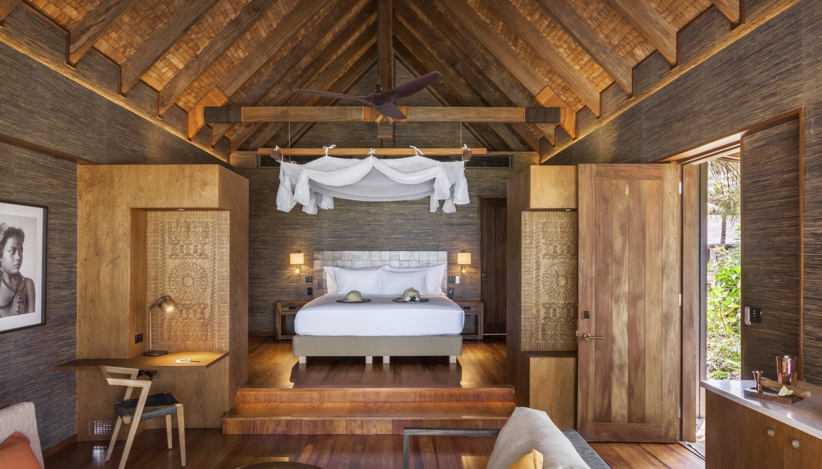 Interior of a Beachfront Pool Villa at Six Senses Fiji