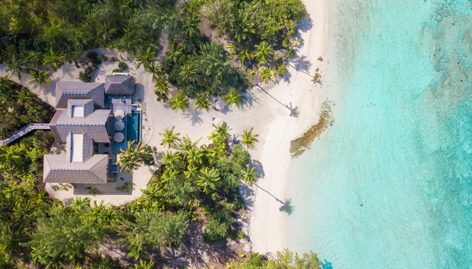 UltraLuxe private villa accommodation south pacific and French Polynesia. The Brando Tahiti.