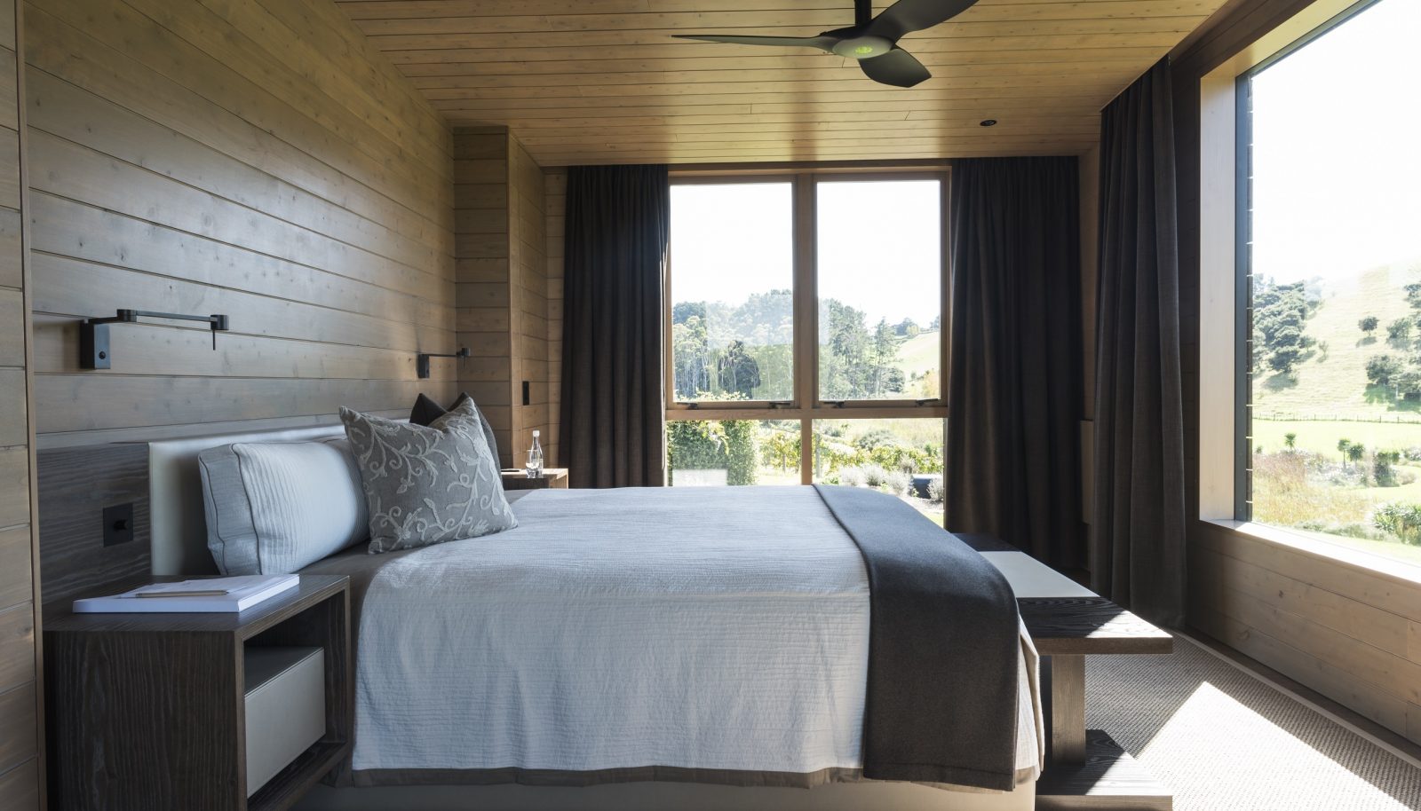 Bedroom in the Vineyard Villa at The Landing