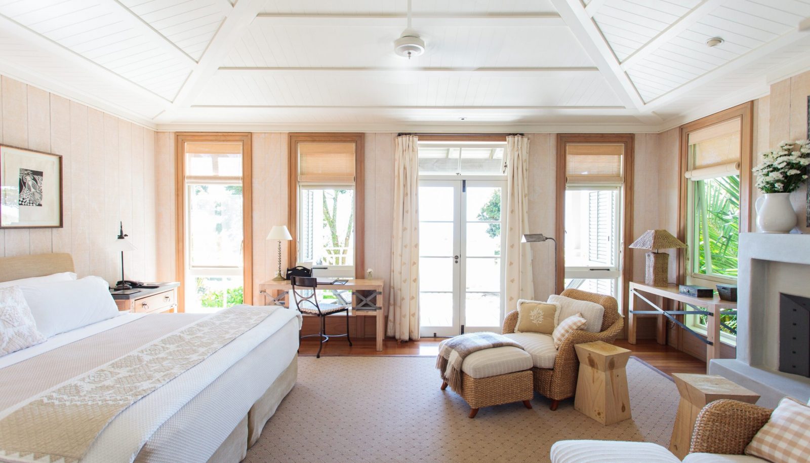 A Deluxe Suite at The Lodge at Kauri Cliffs